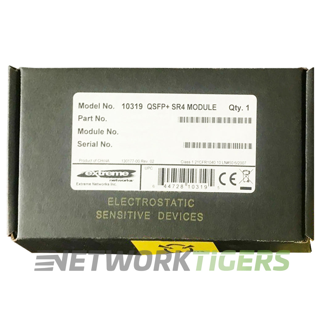 NEW Extreme 10319 40GB BASE-SR4 850nm MPO MMF QSFP+ Transceiver
