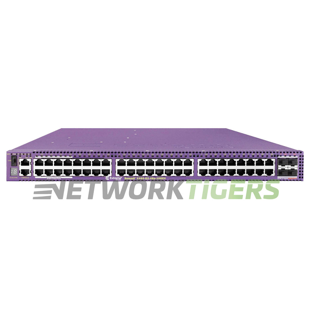 Extreme 16704 X460-G2-48p-10GE4 48x 1GB RJ45 4x 10GB SFP+ Switch