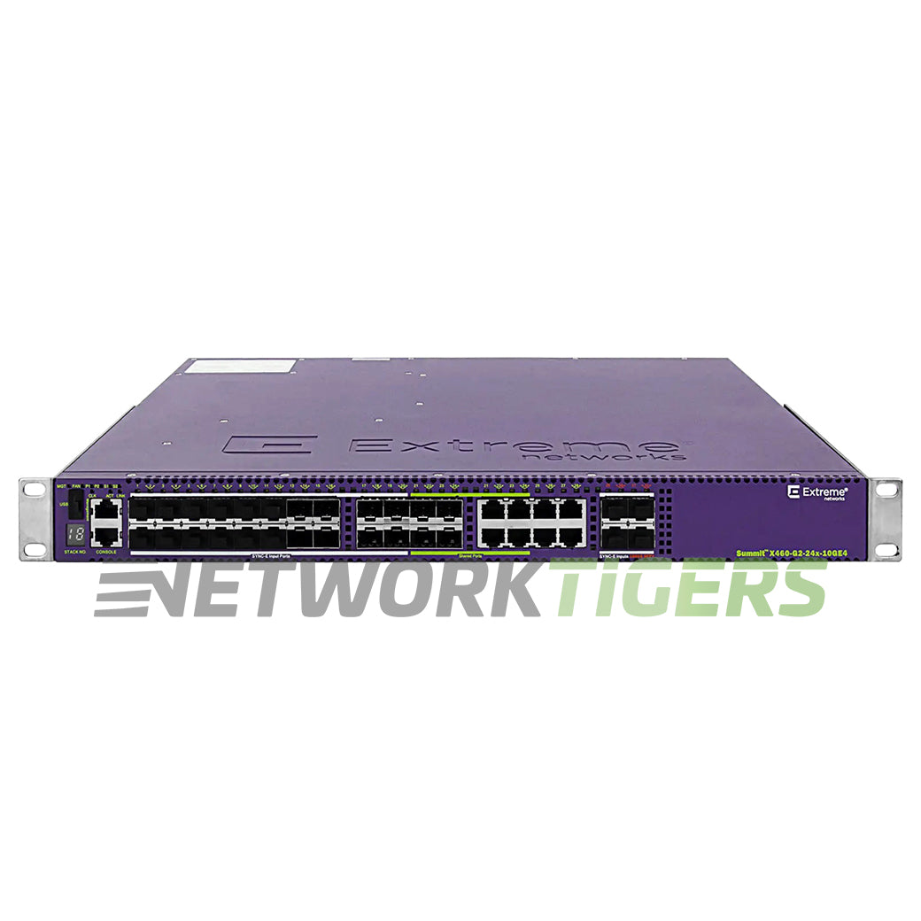NEW Extreme 16705 X460-G2-24x-10GE4 24x 1GB SFP 4x 10GB SFP+ Switch