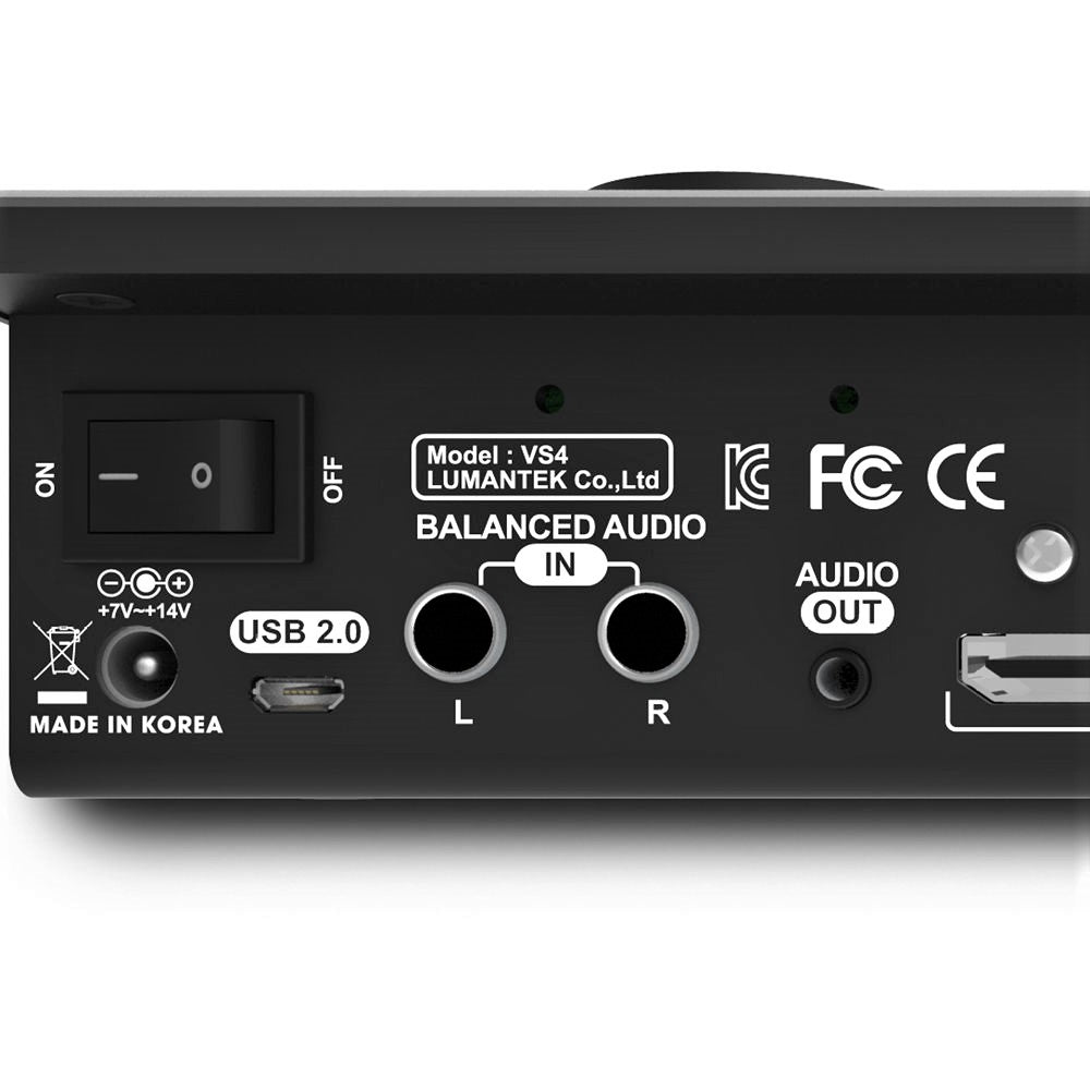 Lumantek VS4 4x1 Seamless Switcher for 3G-SDI and HDMI
