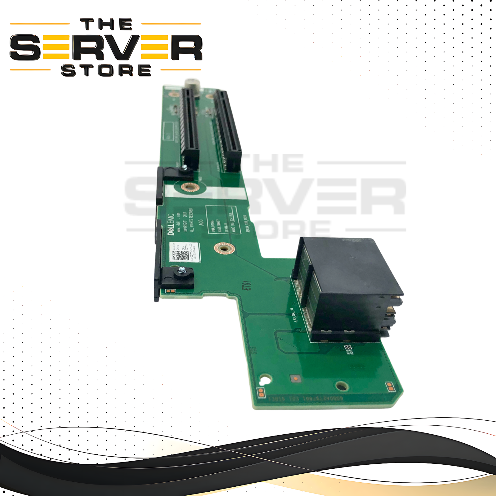 Dell PowerEdge R740 / R740xd 14th Gen Server Riser 3 Card Assembly with 1x PCIe 3.0 x16 & 1x PCIe 3.0 x8 Slot. P/N: DTTHJ, 0DTTHJ.