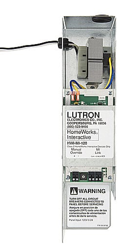Lutron HWI-MI-120 HomeWorks Interactive Module Interface for Centralized Lighting Control