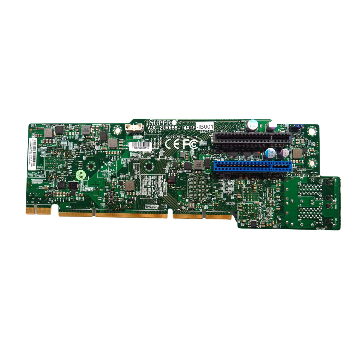 IBM 01EM721 AOC-2UR688-i4XTF UIO NIC PCIe 10GbE Adapter 9006-22C 5104-22C (Refurbished)