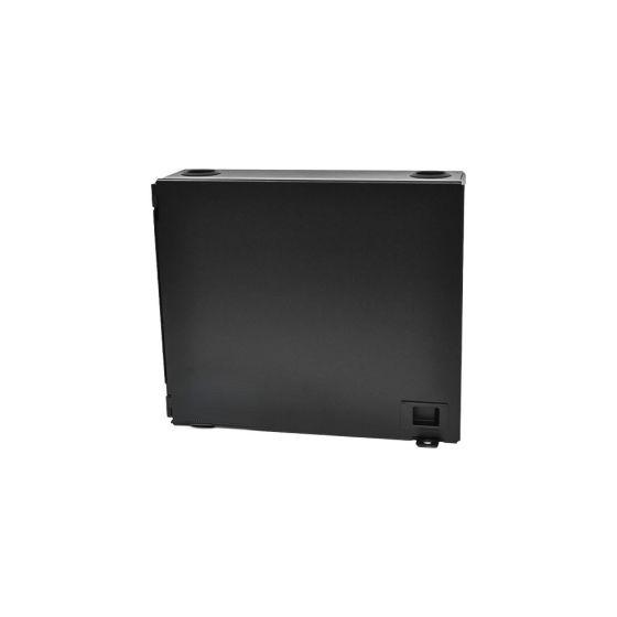 Economy Wall Mount Patch Panel, Holds (2) Adapter Plates, Unloaded - Black