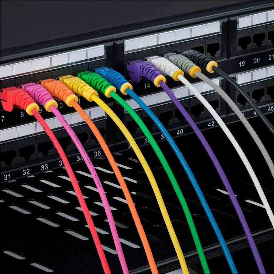 StarTech.com 5ft Orange Slim CAT6 Ethernet Cable, Slim Snagless RJ45, UTP, LSZH, 28AWG Bare Copper, Slim Network Patch Cord, Fluke Tested