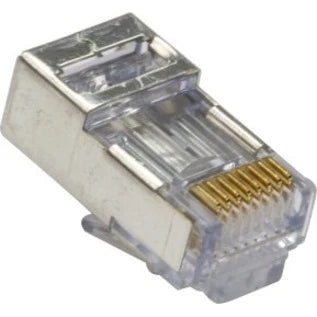 Platinum Tools Shielded EZ-RJ45 for CAT5e & CAT6 with Internal Ground