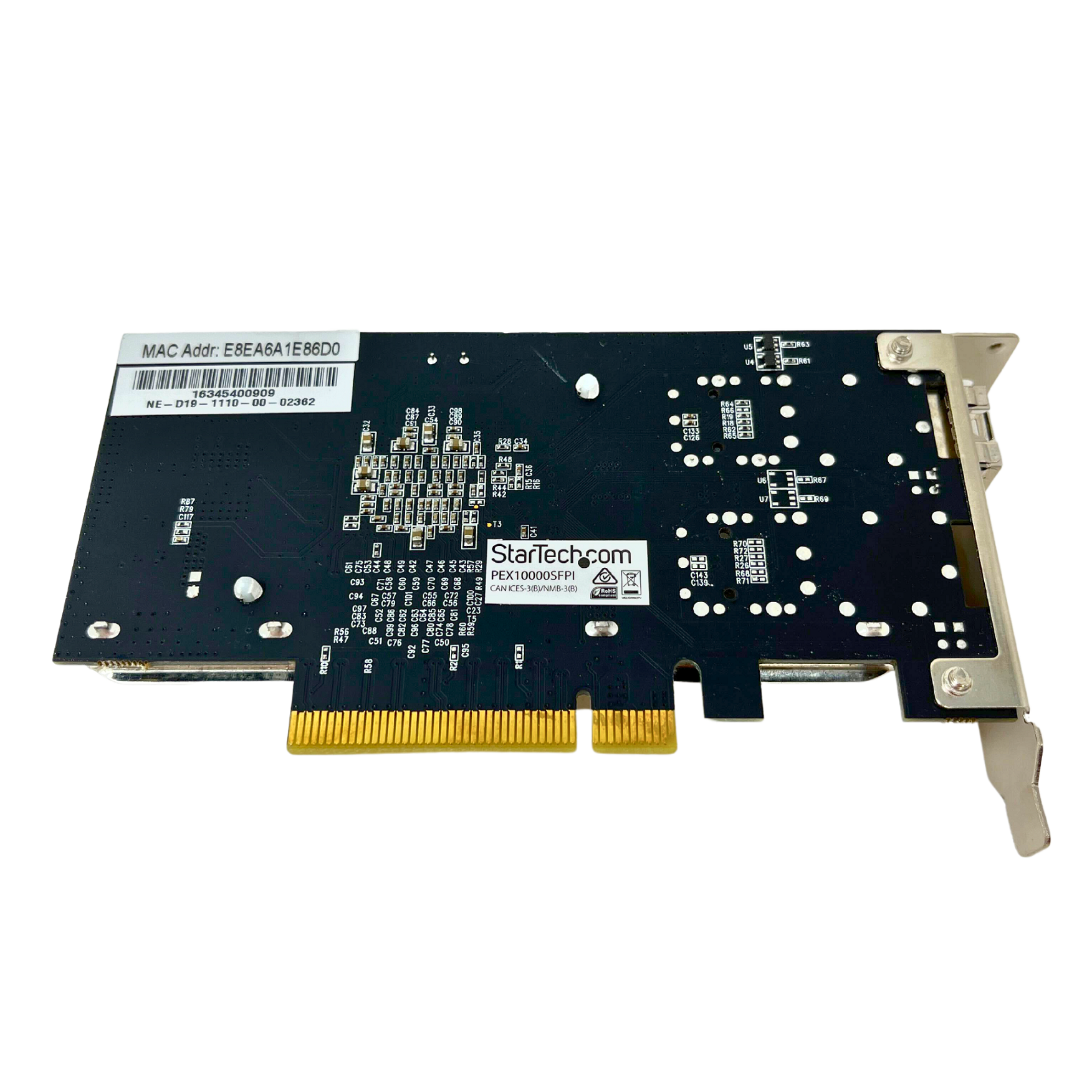 StarTech Single-Port 10GBase SFP+ PCIe Network Card Intel Chip - MM/SM
