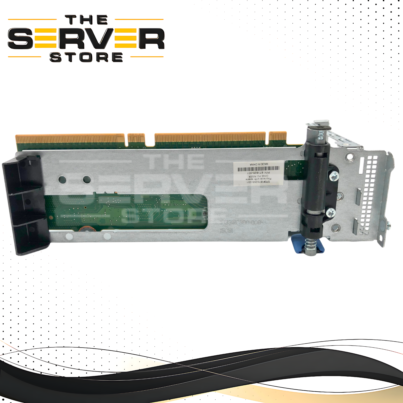 HPE ProLiant DL380 / DL560 Gen10 PCI-E 3.0 x8 / x1 Slim SAS Riser Board with Metal Cage. P/N: 875086-001.