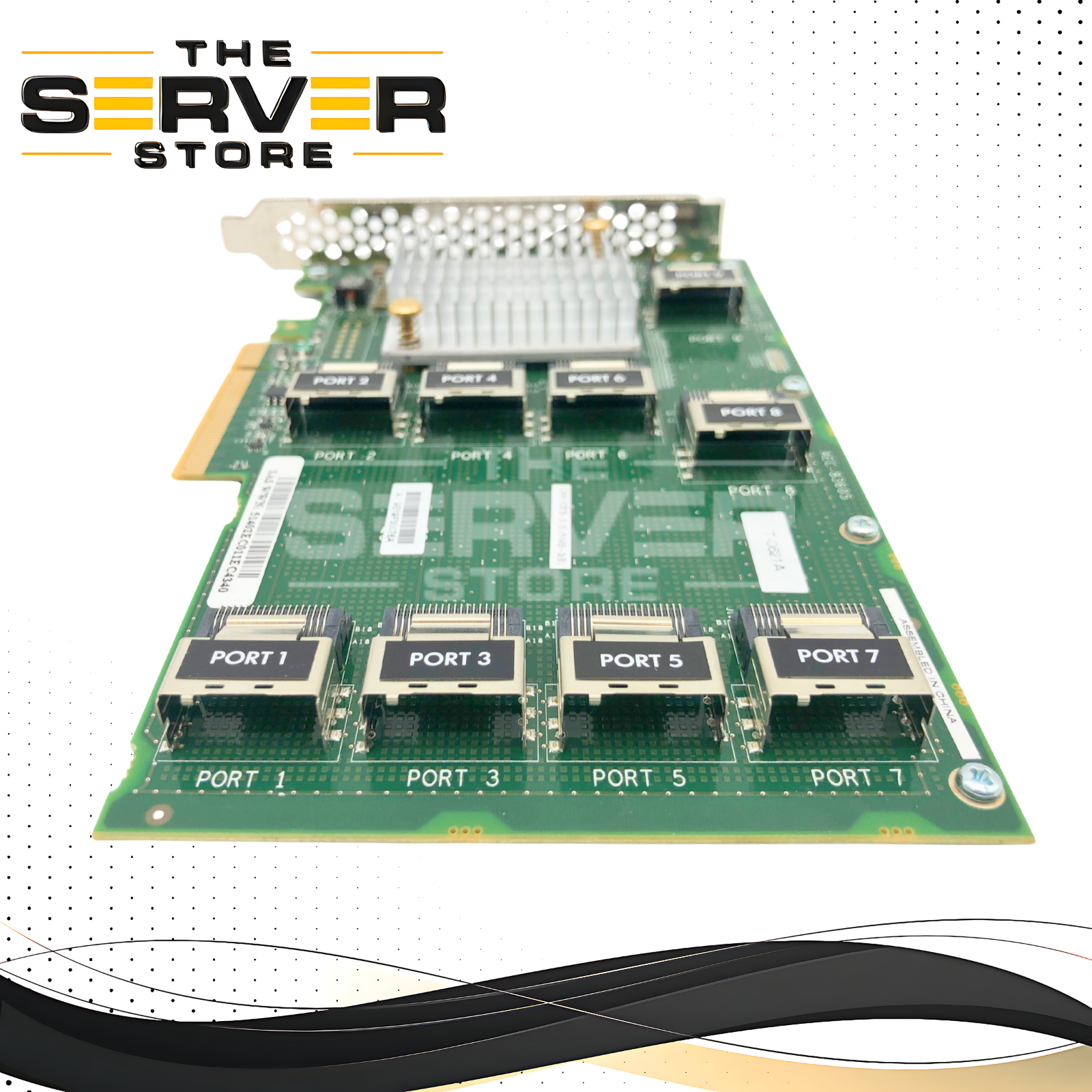 HPE ProLiant DL380 Gen10 12Gb/s SAS & 6Gb/s SATA Expander Card. Featuring 28-Physical Links Across 9x4 Internal Ports. PCIe 3.0 x8 Interface. P/N: 876907-001.