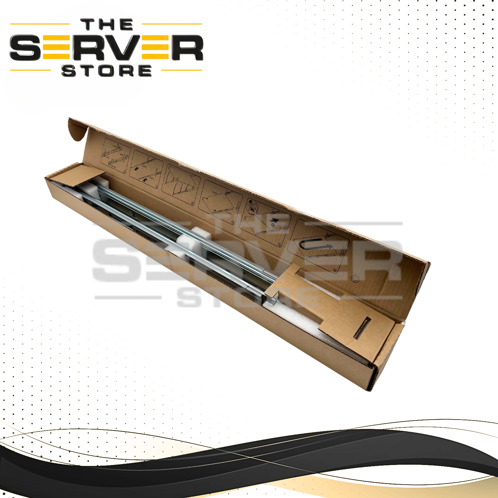 Dell A12 ReadyRails II 1U Sliding Rail Kit PowerEdge R340 R350 R360 08N0JT 8N0JT (NEW)