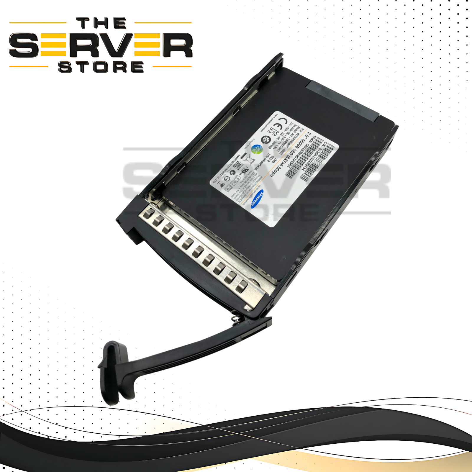 Samsung 960GB 2.5-inch SATA III 6Gb/s Mixed Use Enterprise Solid State Drive (SSD). P/N: MZ7WD960HAGP-00003.