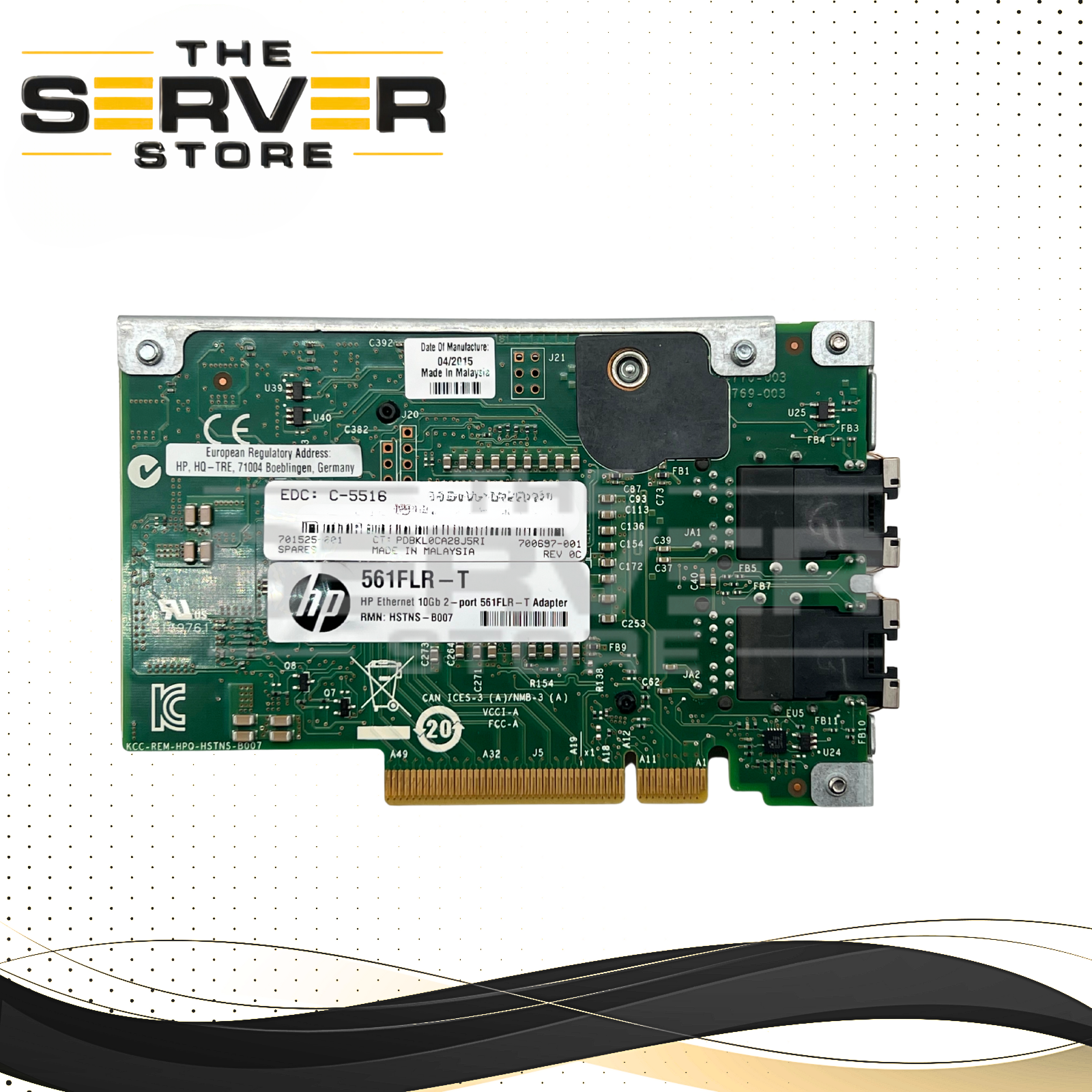 (LOT OF 10) HPE 561FLR-T 10Gb Dual Port FlexibleLOM Network Card (NIC) 700699-B21 700697-001 701525-001