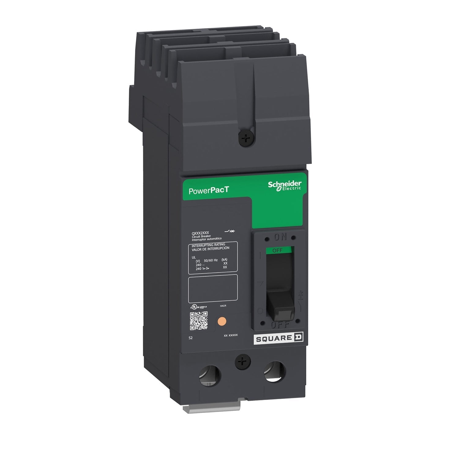 QDA221004 | Square D 100A 2-Pole PowerPacT Q-Frame Thermal-Magnetic Circuit Breaker