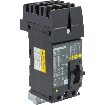 FA26015AB | Square D 15A 2-Pole 600V FA Series Molded Case Circuit Breaker