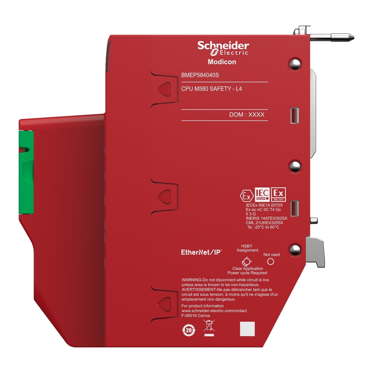 Schneider Electric BMEP584040S Modicon M580 Safety PLC Processor Module SIL3 Industrial Controller