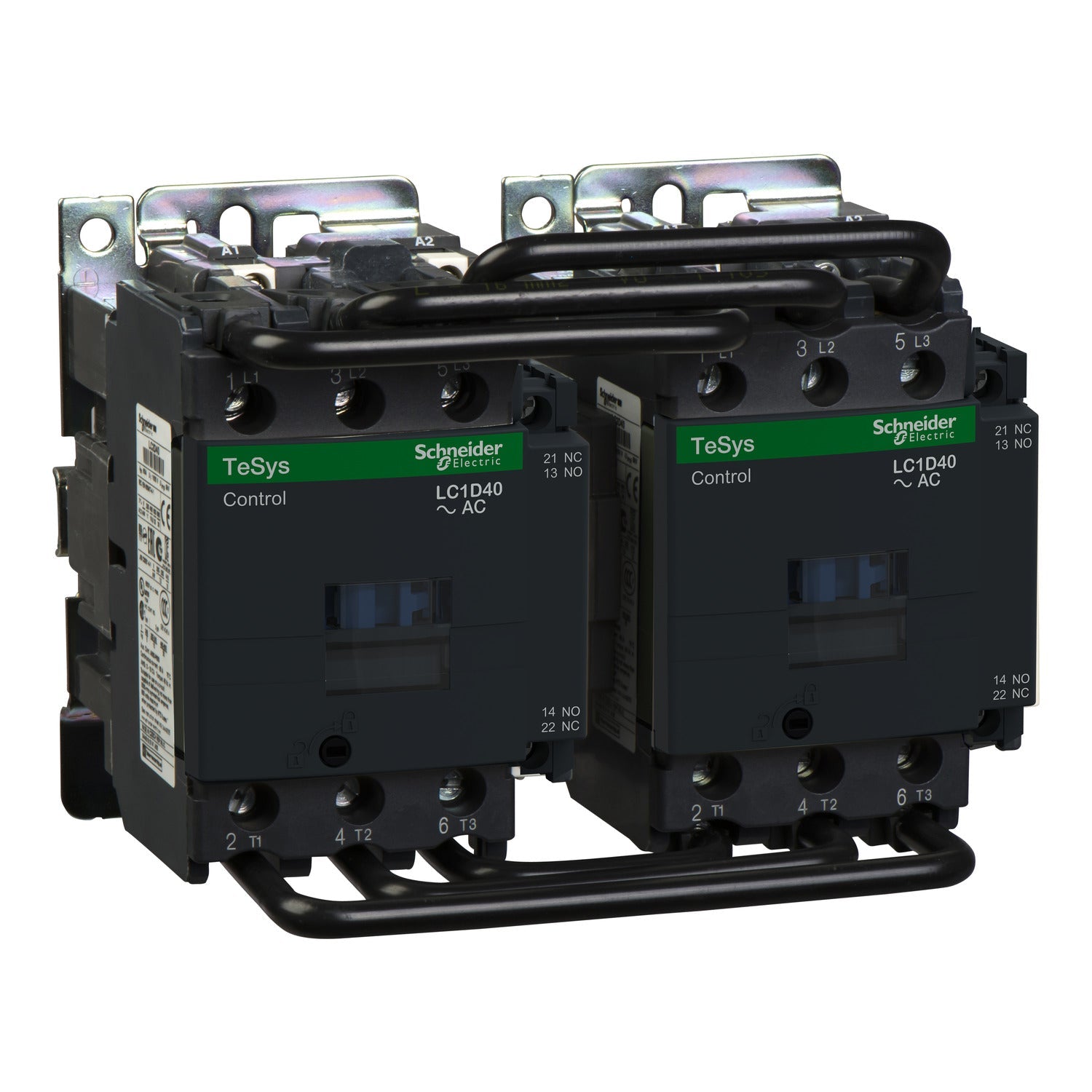 Schneider Electric LC2D65G7 TeSys Deca Reversing Contactor 65A 120V AC for Motor Control