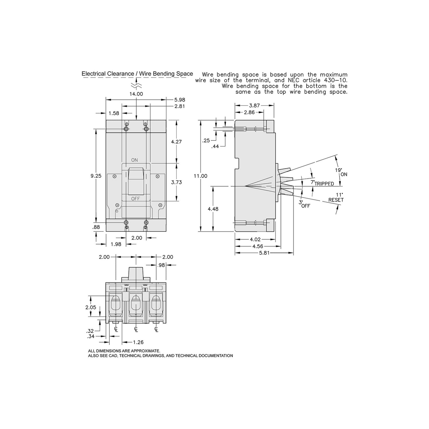 LAL36400MB | Schneider Electric Square D L-Frame 400A 3-Pole Molded Case Circuit Breaker