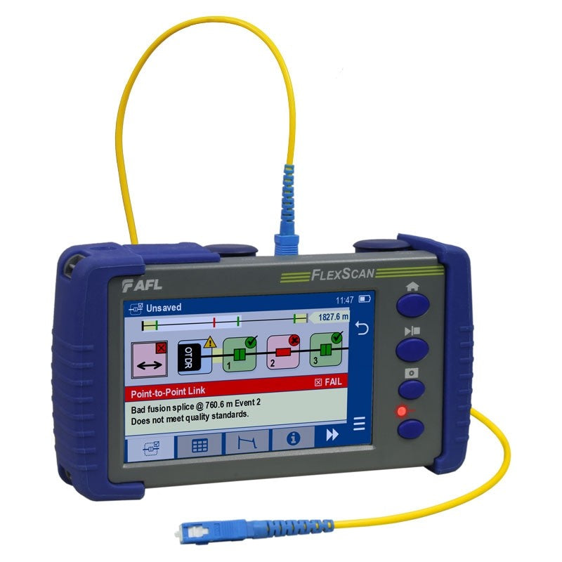 AFL FlexScan FS300 Quad OTDR BAS Kit 850/1300/1310/1550nm