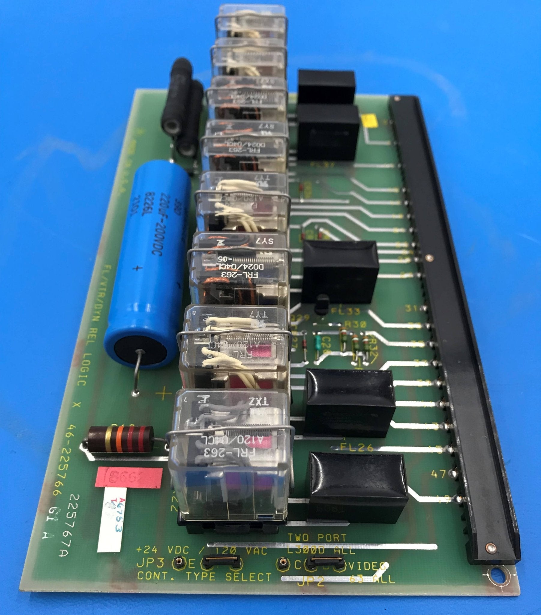 FL/VTR/DYN REL LOGIC X (46-225766 G1 A) GE Advantx