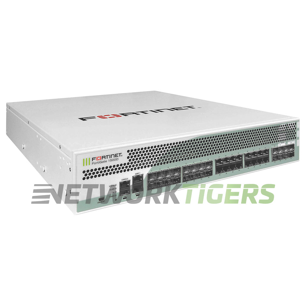 Fortinet FG-1500D FortiGate 1500D 80 Gbps Local Management Only Firewall