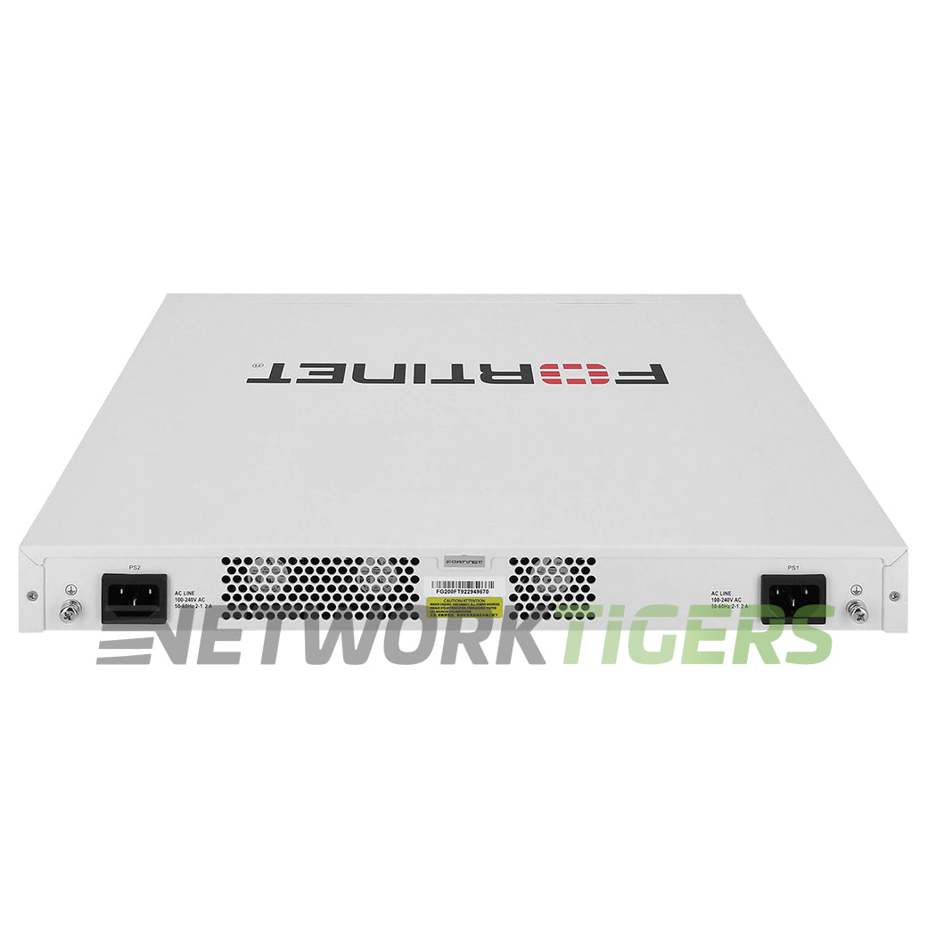 NEW Fortinet FG-200F FortiGate 27 Gbps 18x 1GB RJ-45 8x 1GB SFP 4x SFP+ Firewall