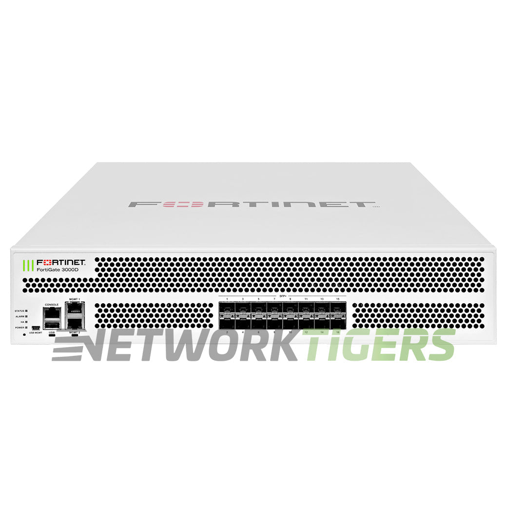 Fortinet FG-3000D 80 Gbps Local Management Only Firewall