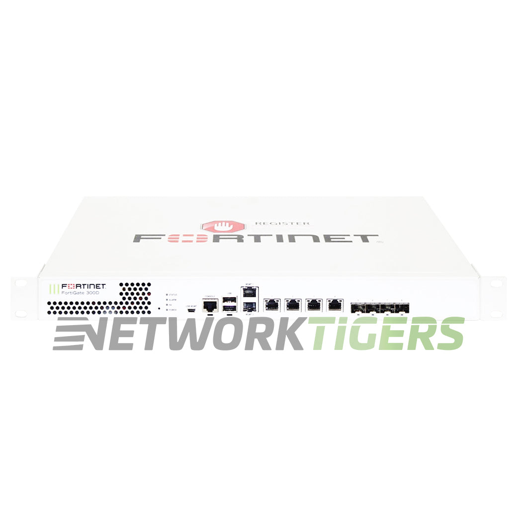 NEW Fortinet FG-300D FortiGate 300D 8 Gbps 6x 1GB RJ45 4x 1GB SFP Firewall
