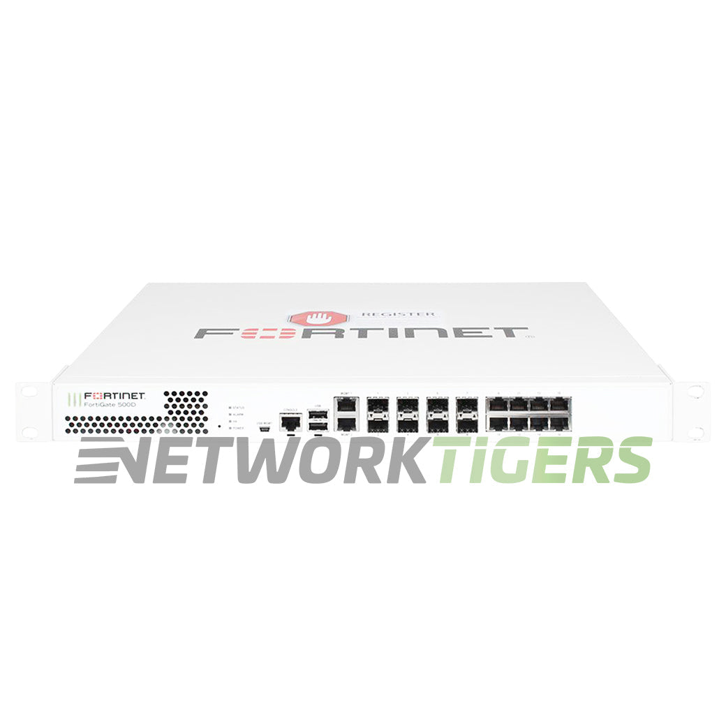 NEW Fortinet FG-500D FortiGate 500D 16 Gbps Registrable / Unclaimed Firewall