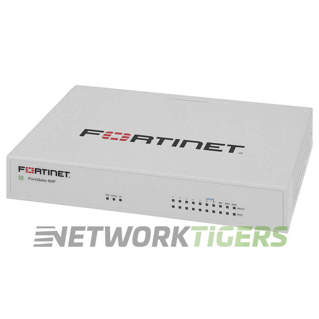 NEW Fortinet FG-60F FortiGate 60F Series 10Gbps 10x 1GB RJ45 Firewall