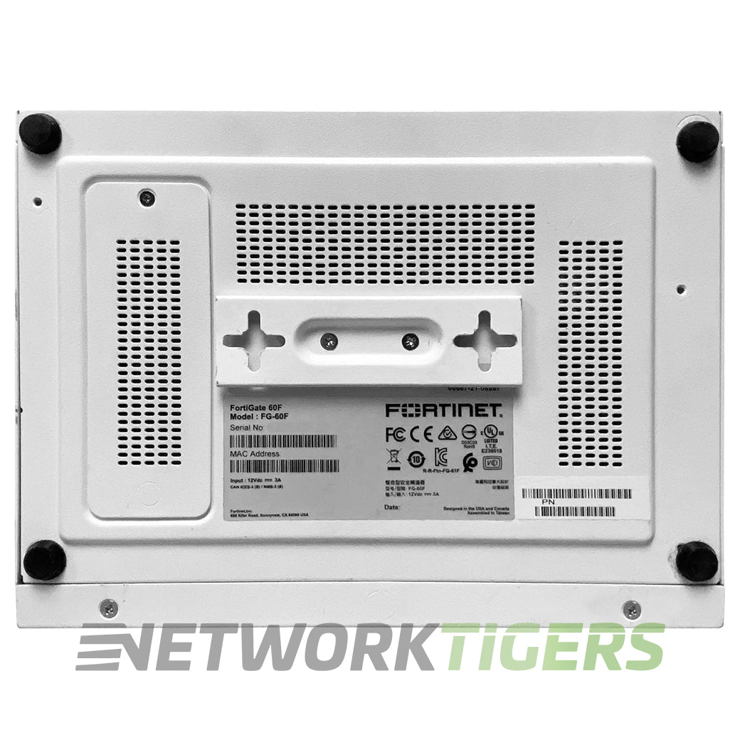 NEW Fortinet FG-60F FortiGate 60F Series 10Gbps 10x 1GB RJ45 Firewall