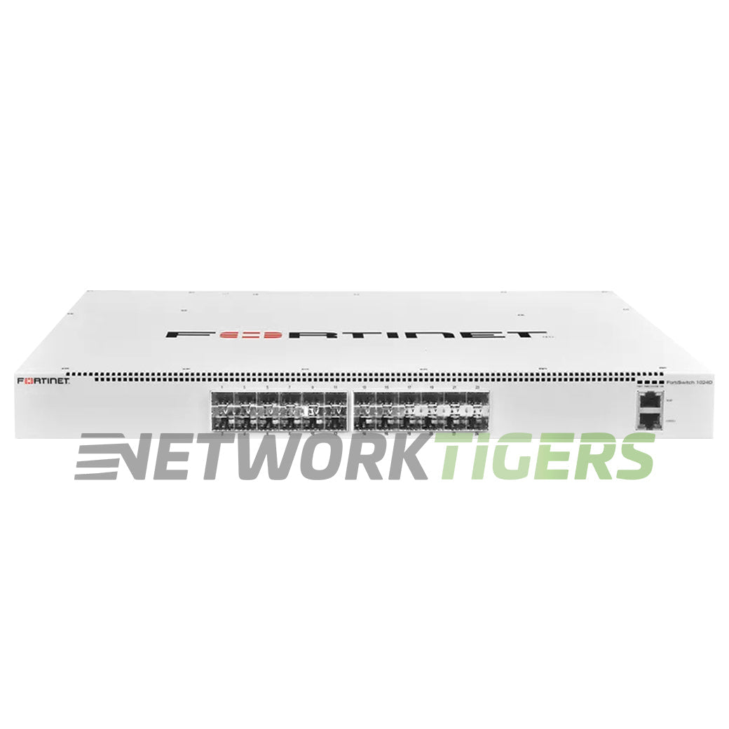 NEW Fortinet FS-1024D 1000 Series 24x 10GB SFP+ F-B Local Management Only Switch