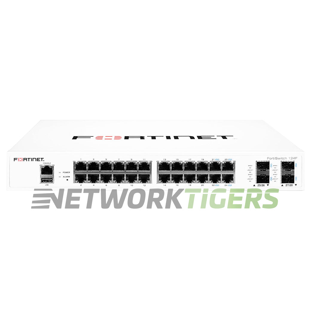 NEW Fortinet FS-124F 24x 1GB RJ45 4x SFP+ Local Management Only Switch