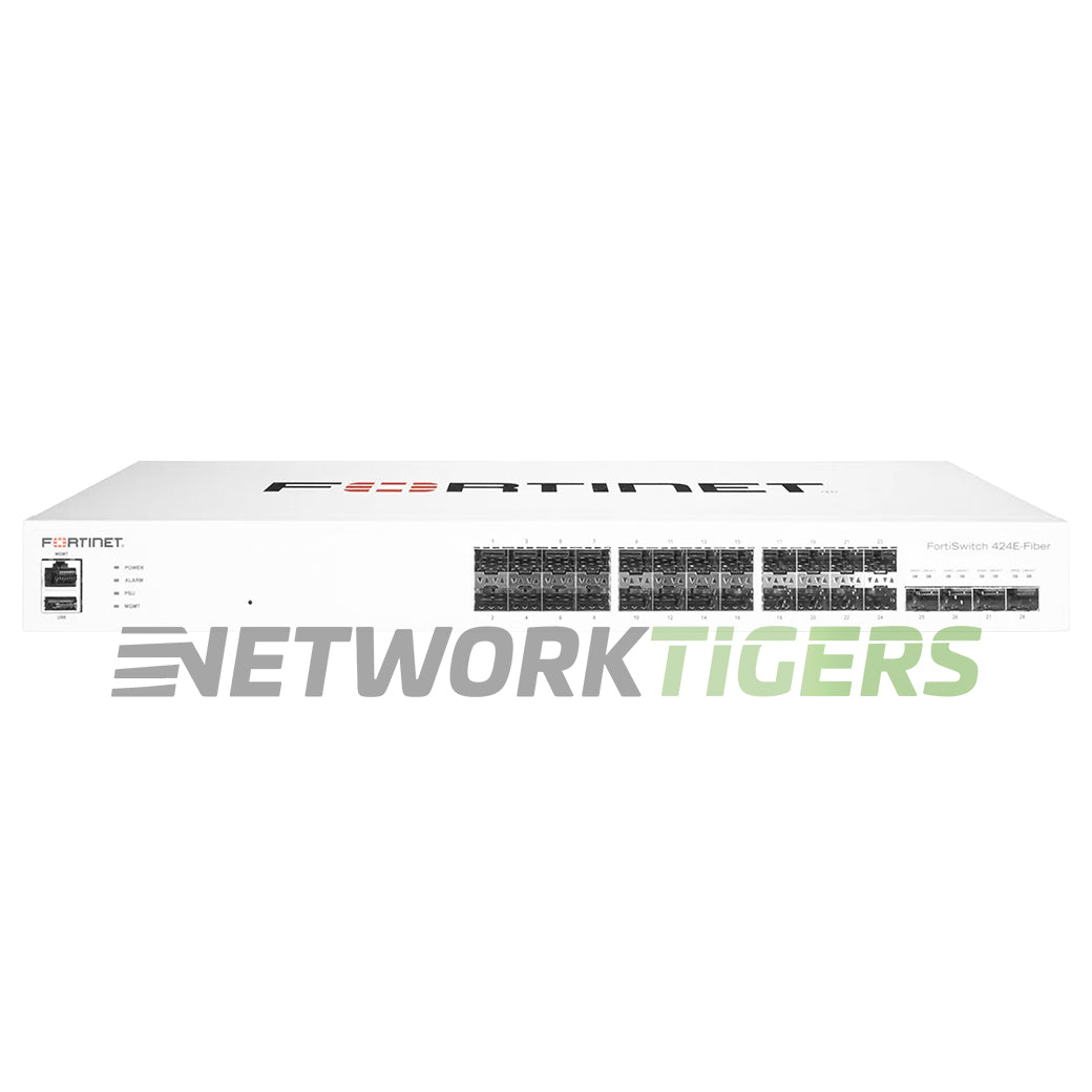 NEW Fortinet FS-424E-FIBER 400 Campus 24x 1GB SFP Registrable / Unclaimed Switch