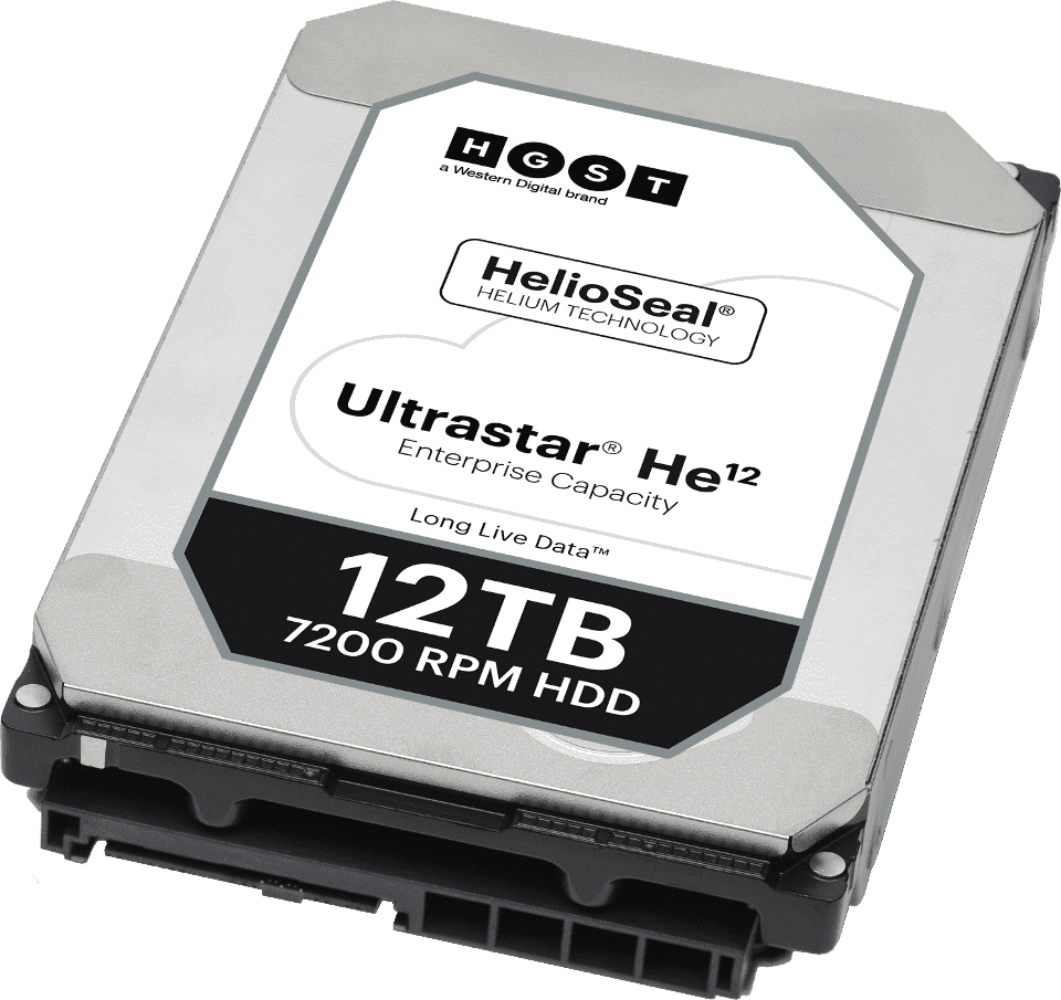 Fujitsu / Western Digital Ultrastar He12 HUH721212AL5204 0F29545 12TB 7.2K RPM SAS 12Gb/s 512e SE 3.5in Hard Drive