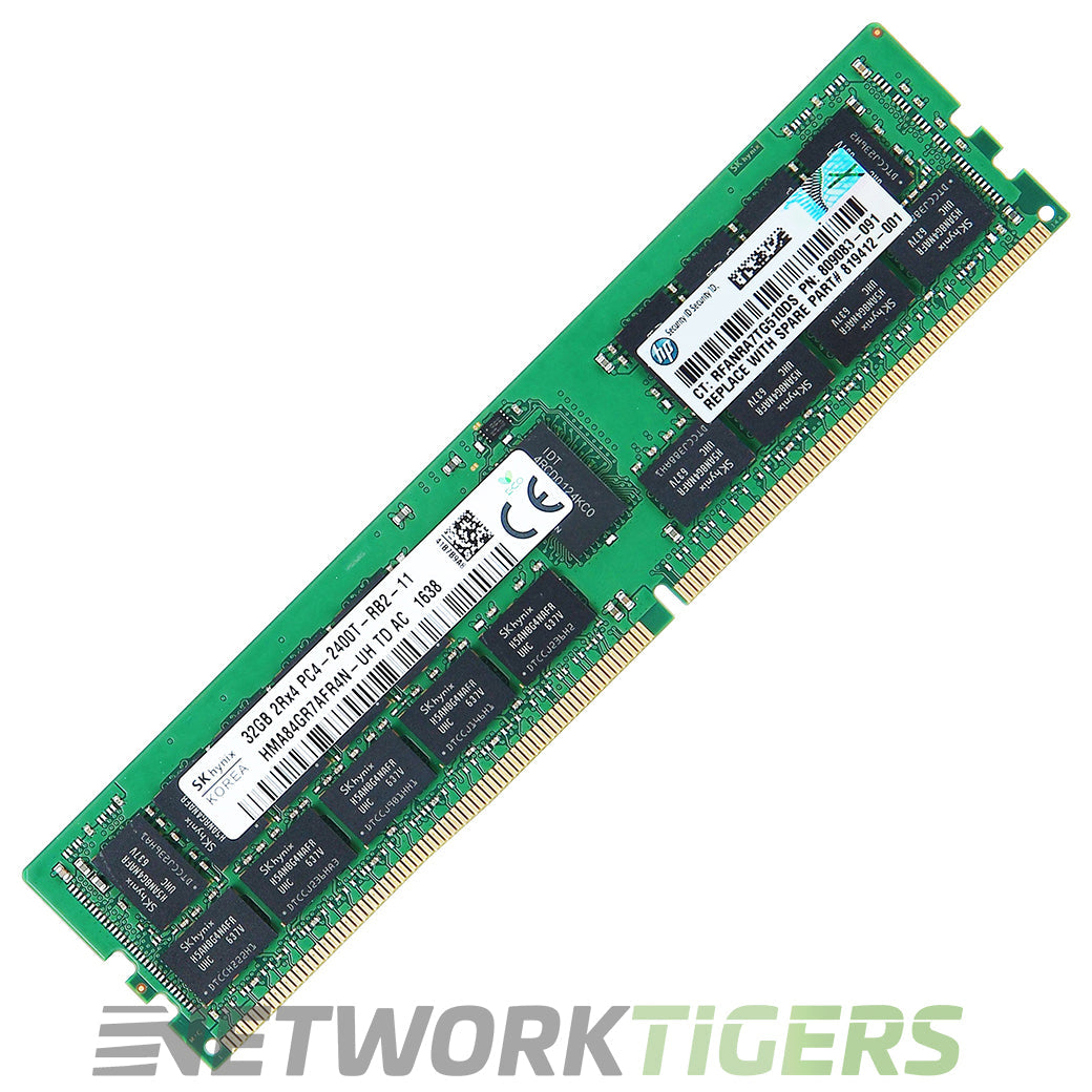 NEW HPE 805351-B21 HPE DDR4 SmartMemory 32GB Dual Rank 4x DDR4-2400 Memory