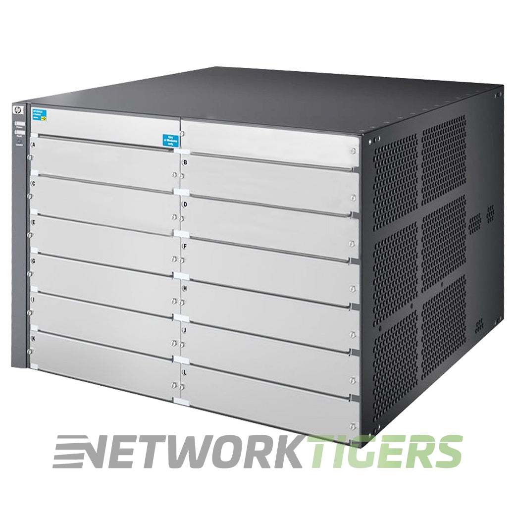 HPE J9532A 92x 1GB PoE+ RJ45 2x 10GB SFP+ 8x Open Slot Switch w/ Premium SW