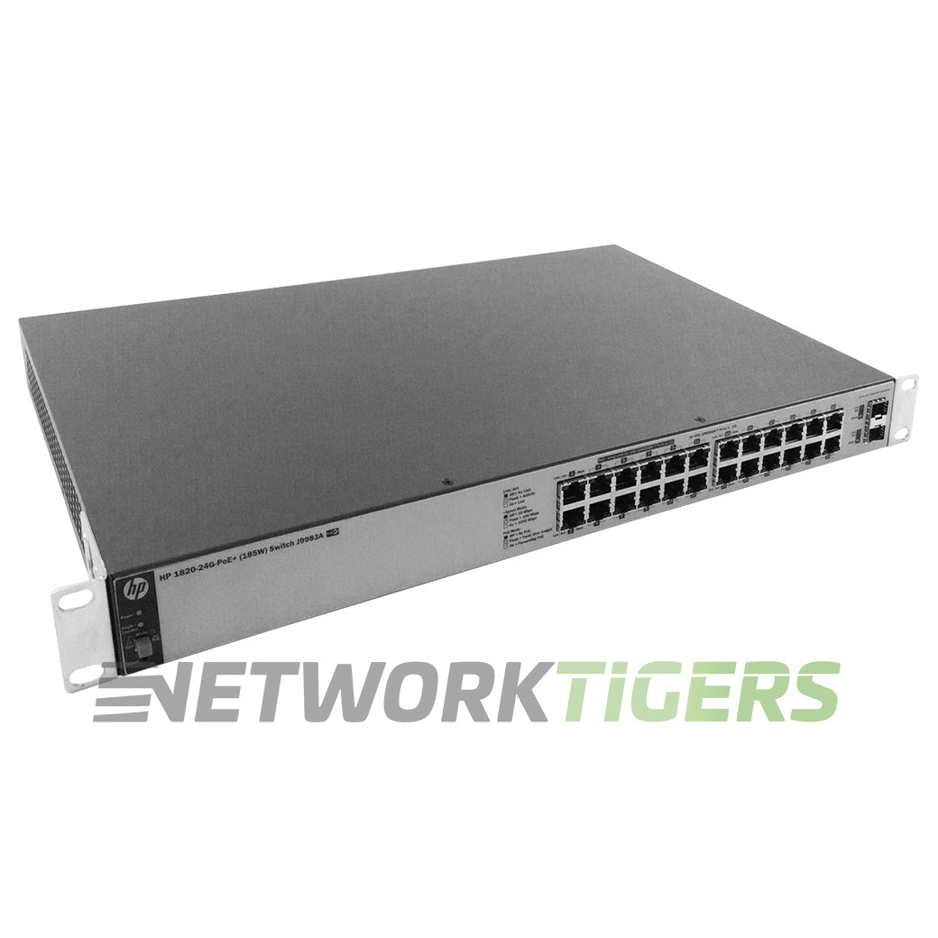 NEW HPE J9983A 1820 Series 24x 1GB PoE+ RJ45 2x 1 GB SFP Switch