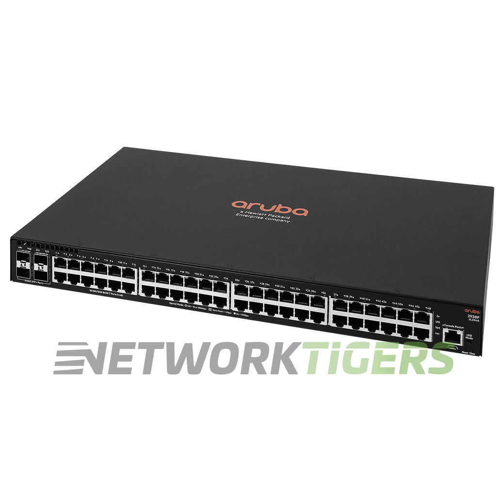 NEW HPE Aruba JL254A 2930F Series 48x 1GB RJ45 4x 10GB SFP+ Switch