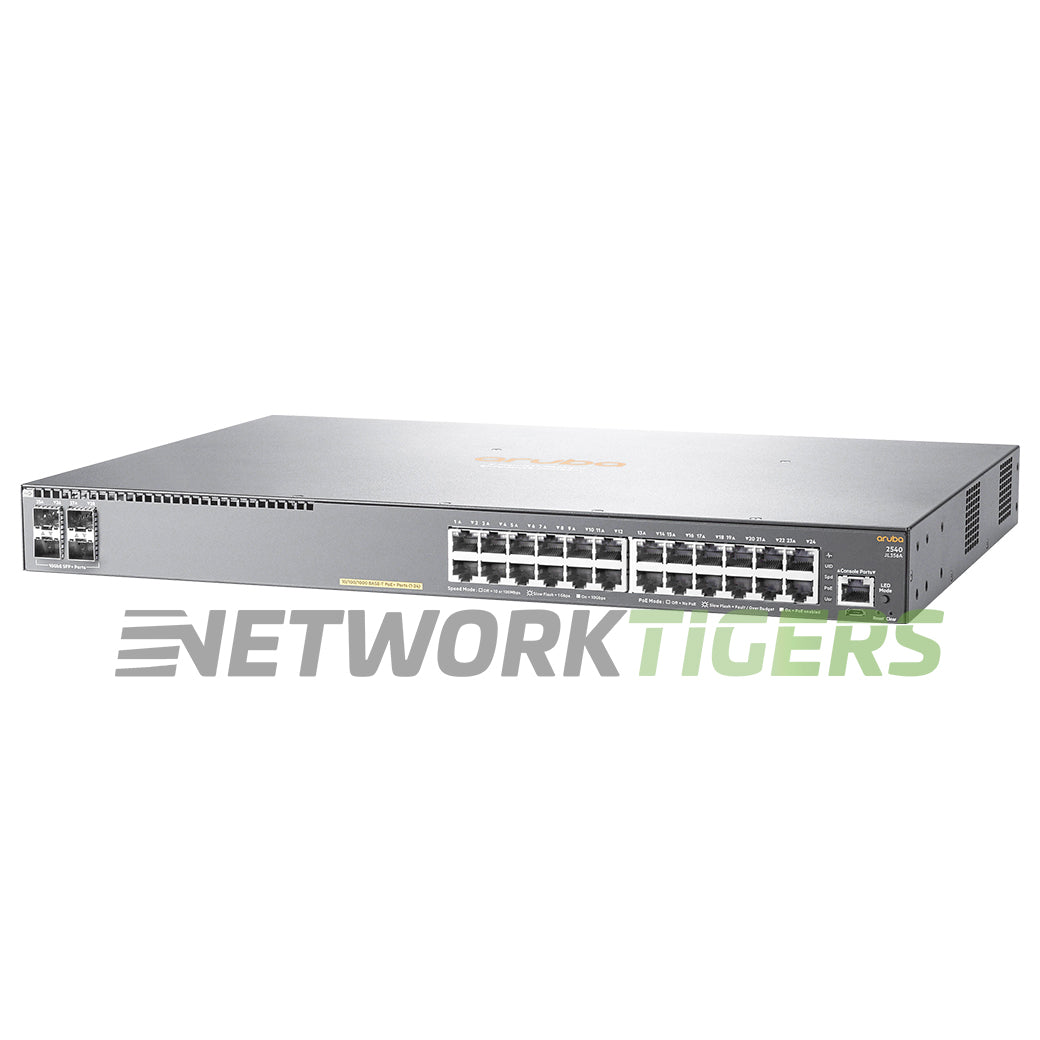 HPE Aruba JL356A 2540 Series 24x 1GB PoE+ RJ45 4x 10GB SFP+ Switch