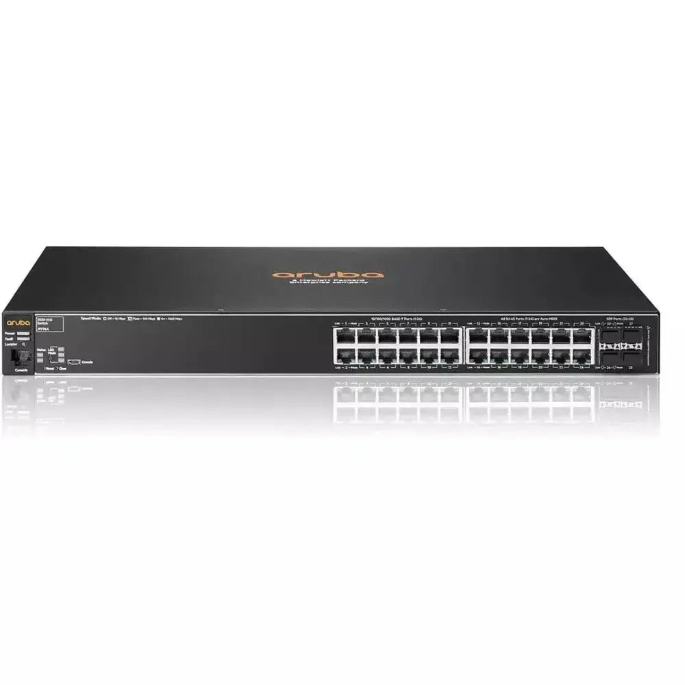 HPE Aruba 2530-24G Switch J9776A 24-Port Gigabit 4x SFP Managed Layer 2 - Refurbished