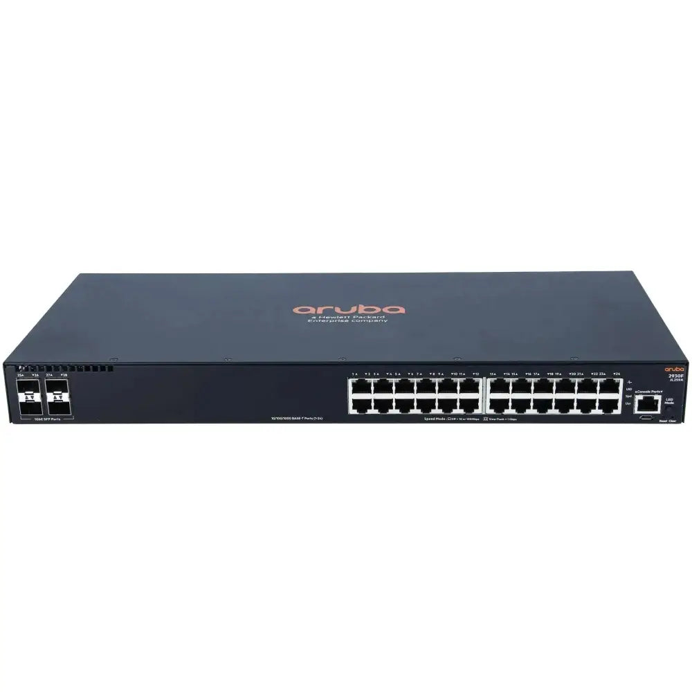 HPE Aruba 2930F 24G 4SFP Layer 3 Managed Switch (JL259A) - New