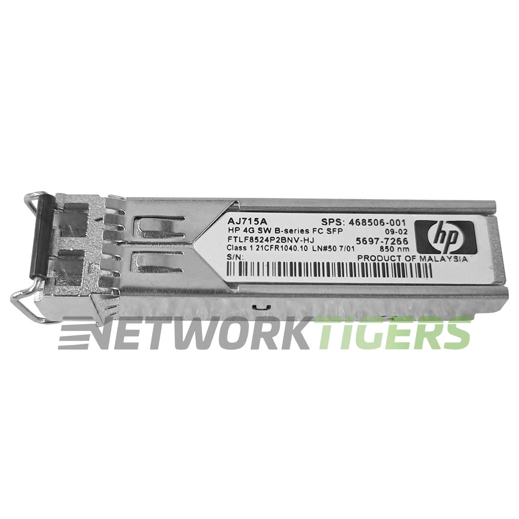 NEW HPE AJ715A 4GB Fibre Channel 850nm 150m DOM Duplex LC MMF SFP Transceiver