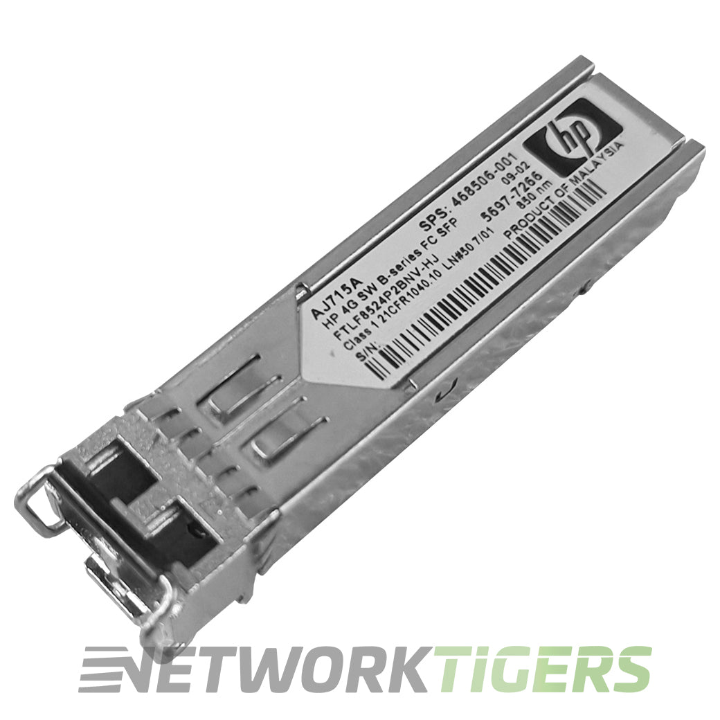 NEW HPE AJ715A 4GB Fibre Channel 850nm 150m DOM Duplex LC MMF SFP Transceiver