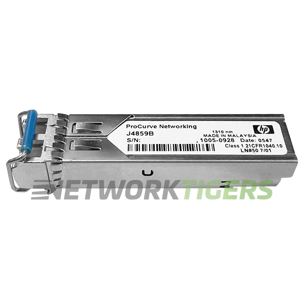 NEW HPE J4859B 1GB BASE-LX-LC 1310nm SMF or MMF LC SFP Transceiver