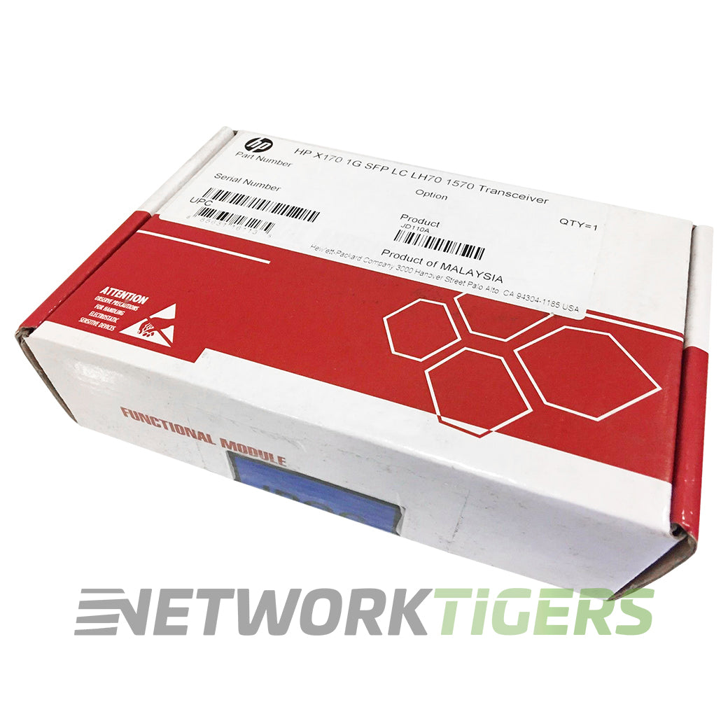 NEW HPE JD110A 1GB BASE-LH70 1570nm LC SFP Transceiver