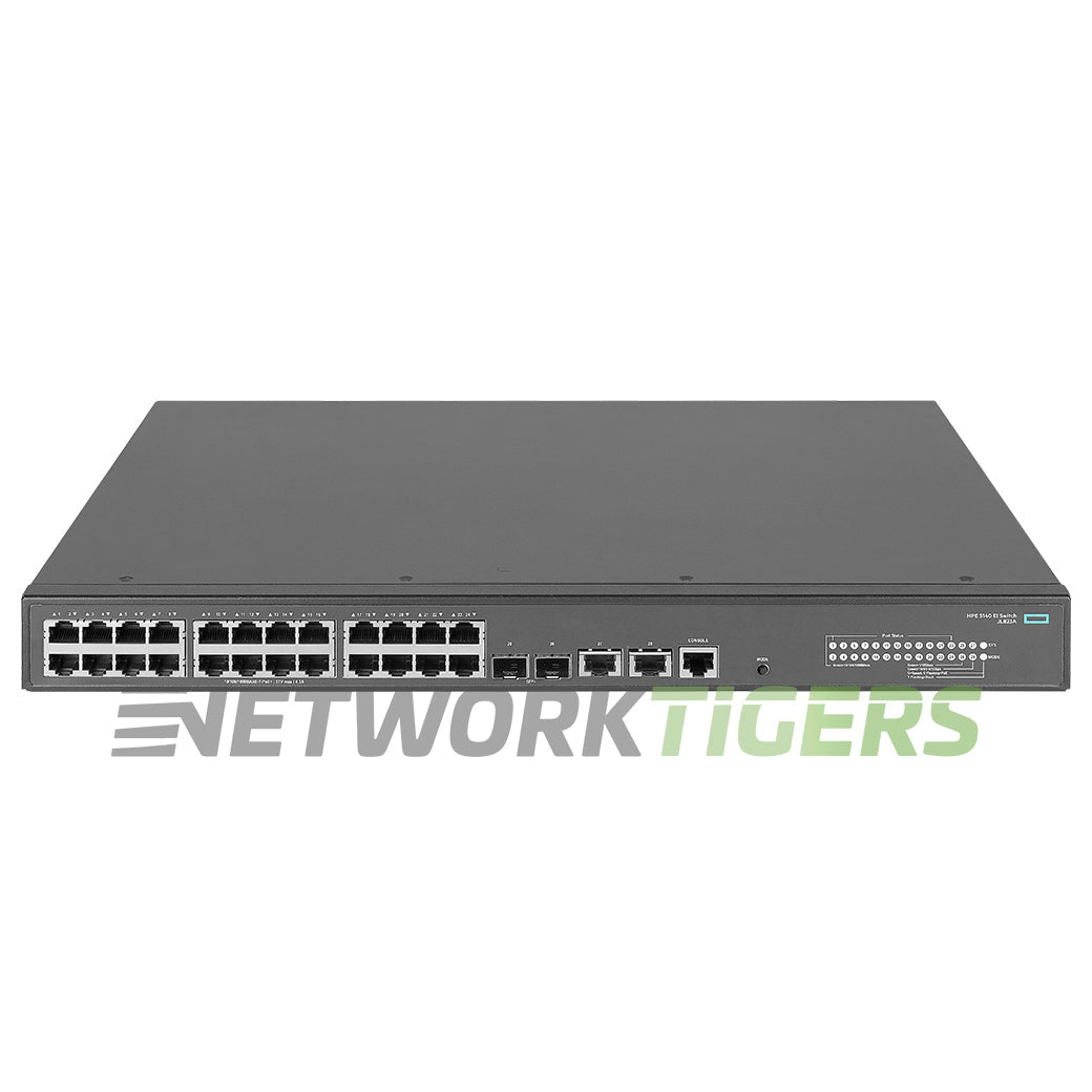 NEW HPE JL823A FlexNetwork 5140 EI Series 24x 1GB PoE+ RJ45 2x 10GB SFP+ Switch