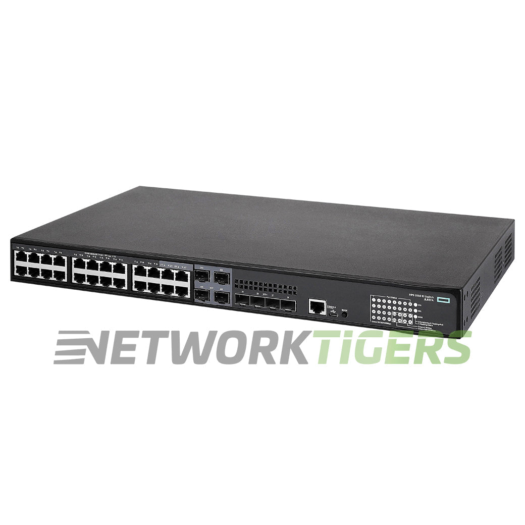 NEW HPE JL827A FlexNetwork 5140 EI Series 24x 1GB PoE+ RJ45 4x 10GB SFP+ Switch