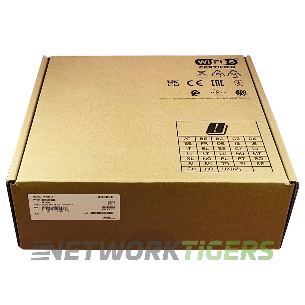 NEW HPE Aruba AP-555 JZ356A RW Wi-Fi 6 802.11ax Internal Antenna Campus WAP