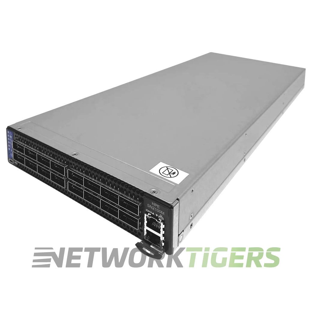 NEW HPE Q2F24A SN2100M 8x 100 Gigabit QSFP28 Back-to-Front Airflow Switch