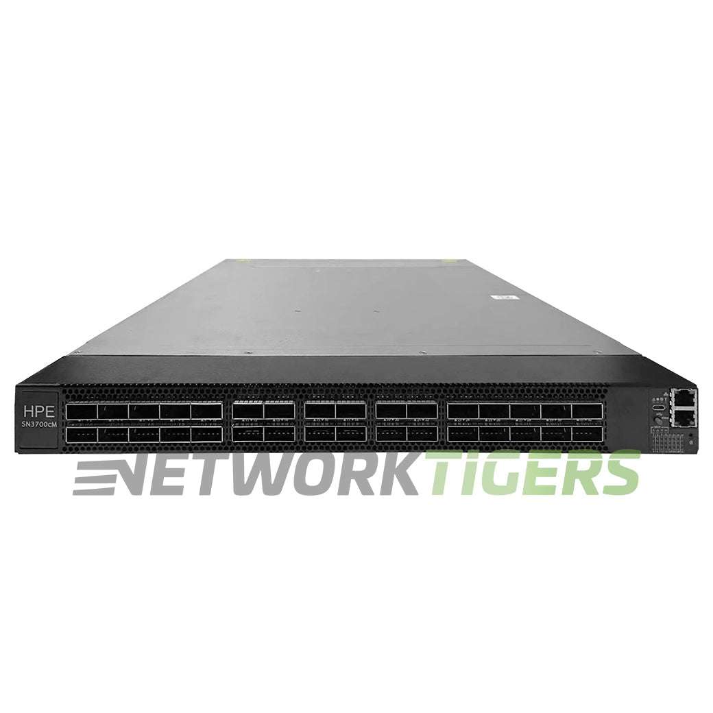 NEW HPE R3B01A SN3700M 32x 100GB QSFP28 Front-to-Back Airflow ONIE Switch